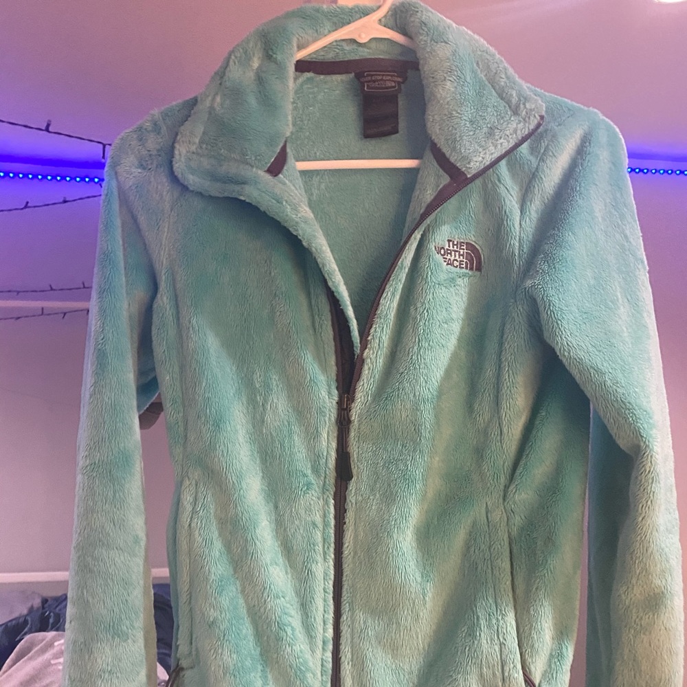 Fuzzy North Face Jacket